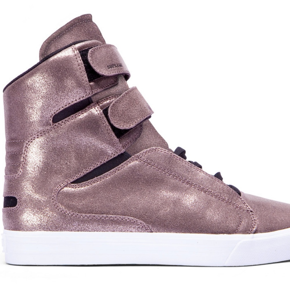 Supra womens Skytop rose gold size 8